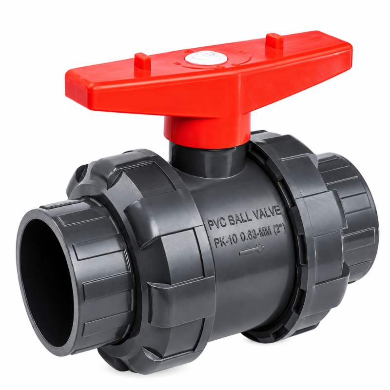 FLOTEC RPVC Double Union Ball Valve